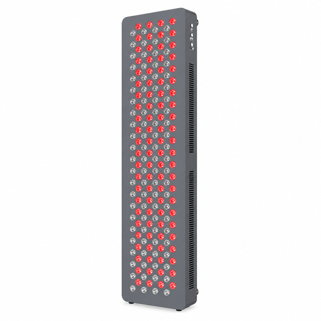 Full Body Red Light Therapy Panel, 200 Leds, 660Nm Red & 850Nm Near-Infrared Light, Built-In Timer, Door Hanging Kit