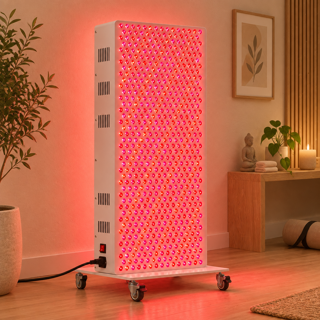 Red Light Therapy Panel for Body, 580Leds, Near‑Infrared Light Device